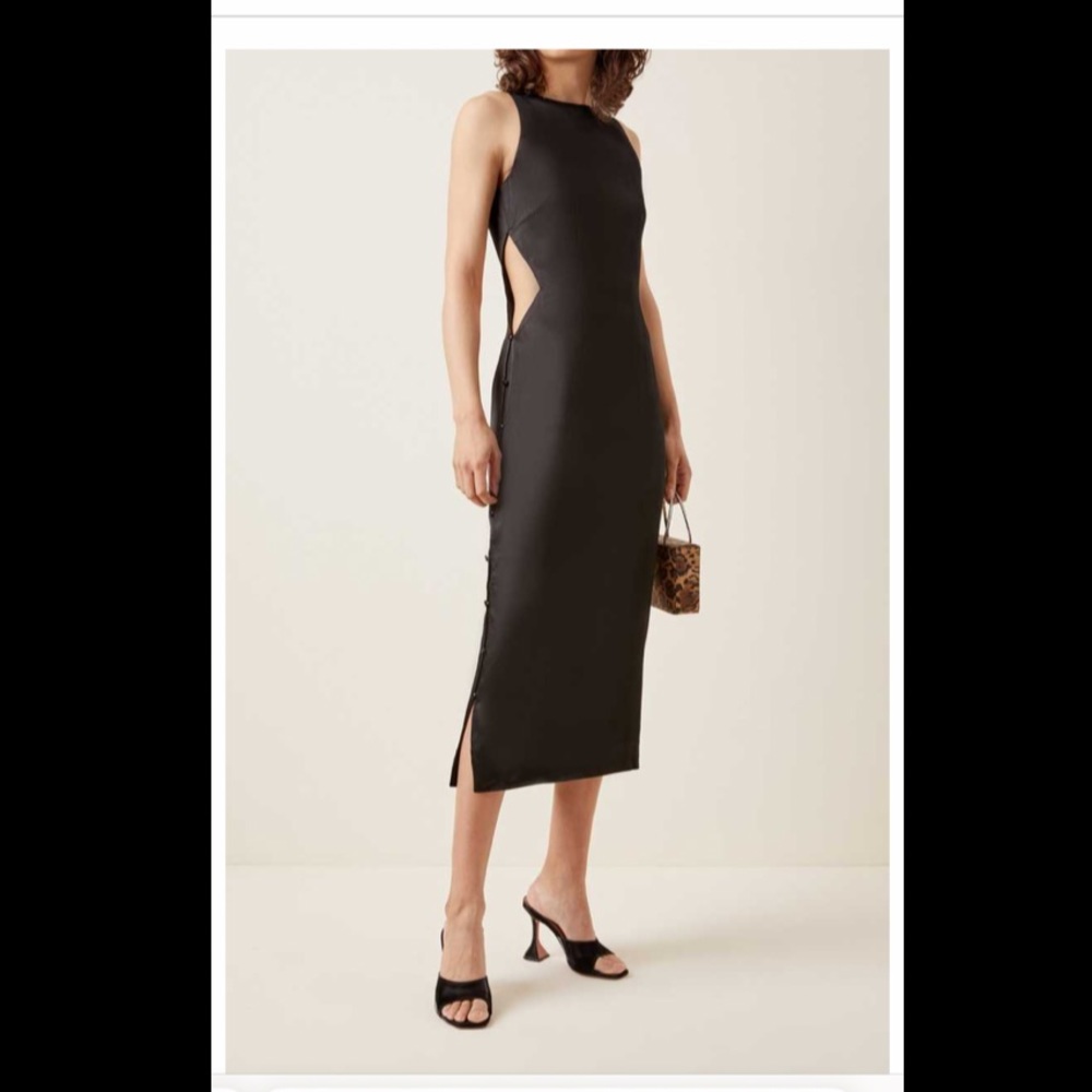 Rotate Dulcie Cutout Jersey Dress